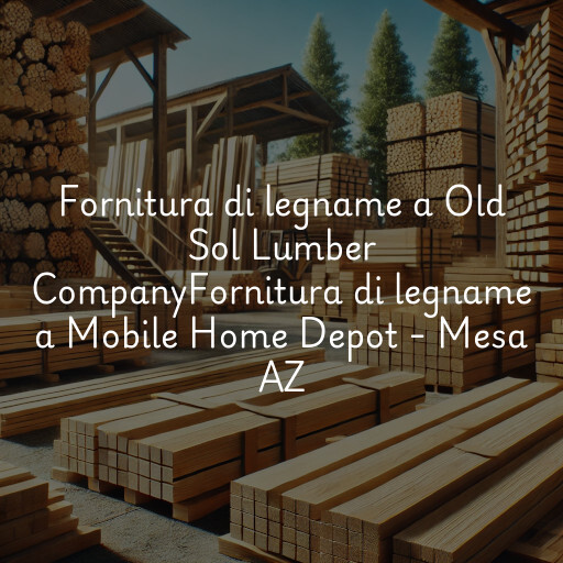 Fornitura di legname a