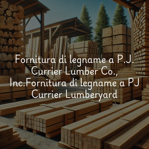 Fornitura di legname a
