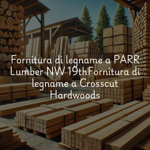 Fornitura di legname a