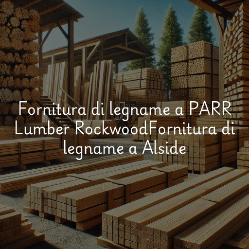 Fornitura di legname a
