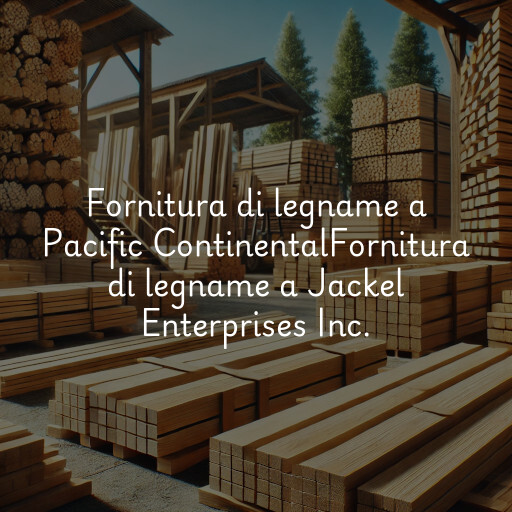 Fornitura di legname a