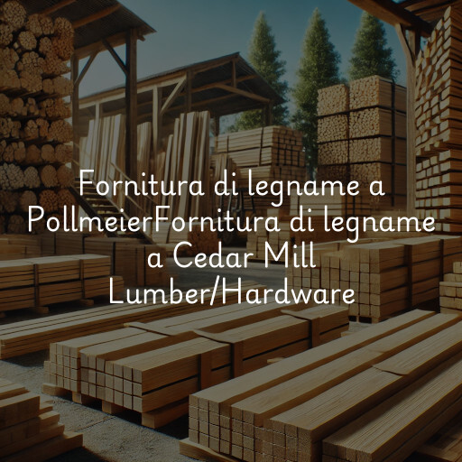 Fornitura di legname a