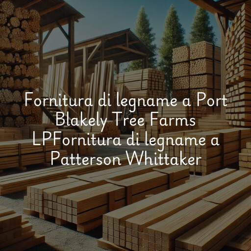Fornitura di legname a