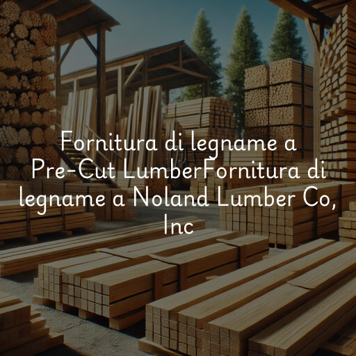 Fornitura di legname a