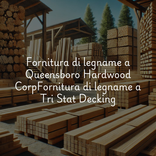 Fornitura di legname a