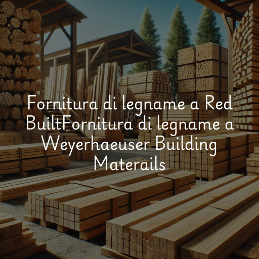 Fornitura di legname a