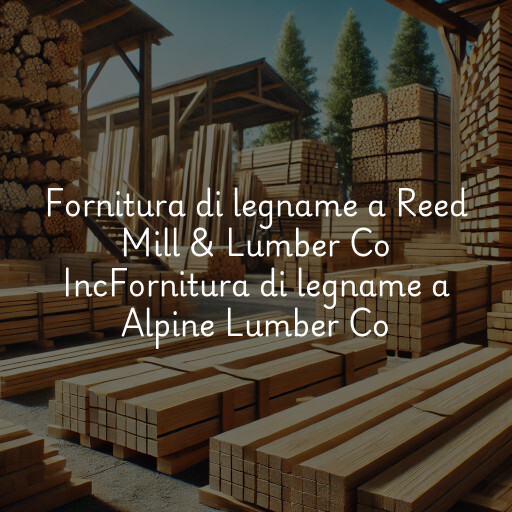 Fornitura di legname a