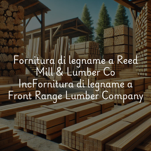 Fornitura di legname a