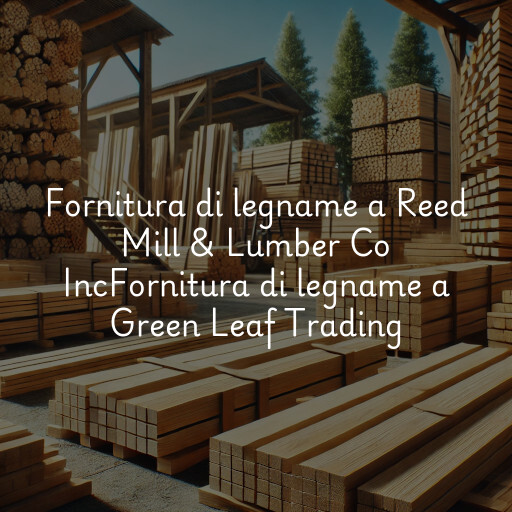 Fornitura di legname a