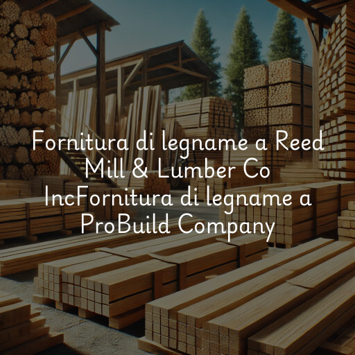Fornitura di legname a