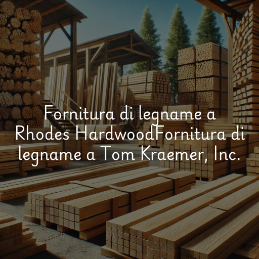 Fornitura di legname a