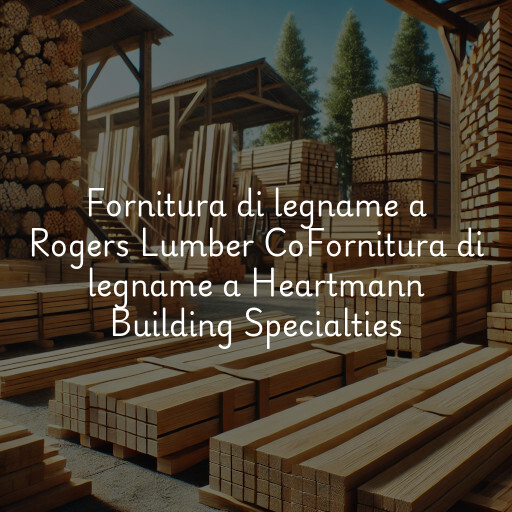 Fornitura di legname a