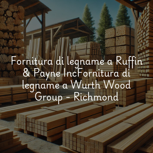 Fornitura di legname a