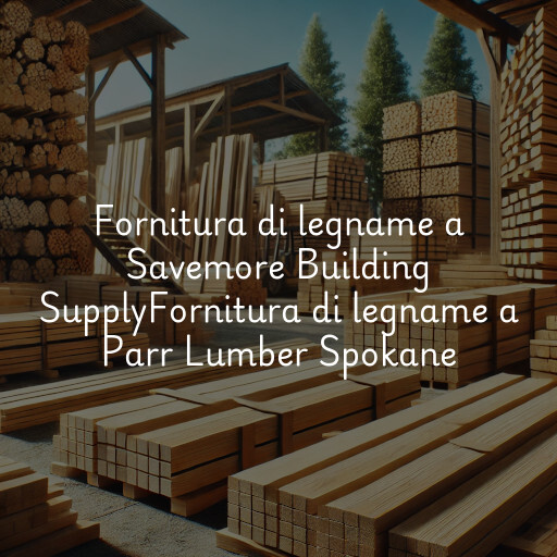 Fornitura di legname a