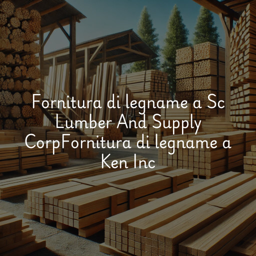 Fornitura di legname a