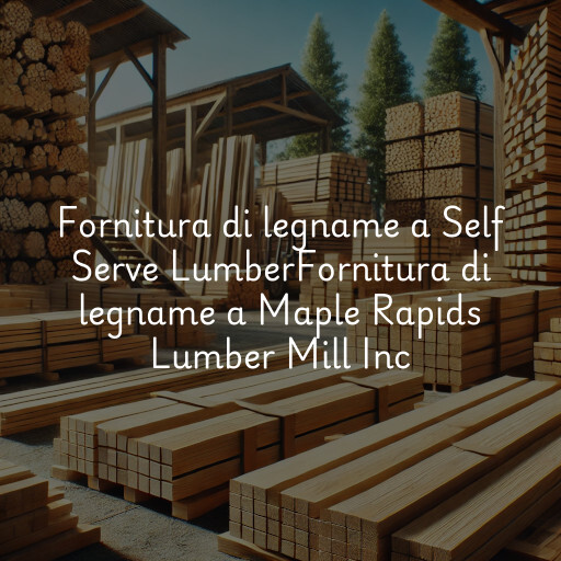Fornitura di legname a