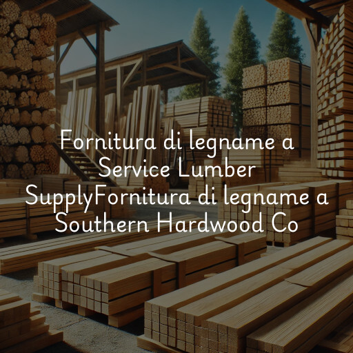 Fornitura di legname a