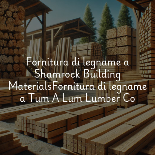 Fornitura di legname a