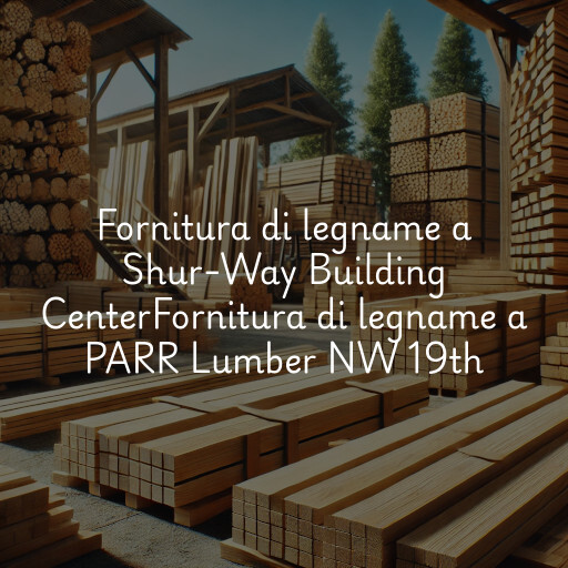 Fornitura di legname a