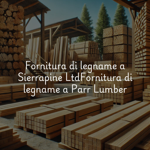 Fornitura di legname a