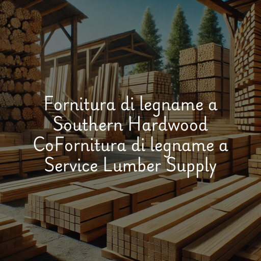 Fornitura di legname a