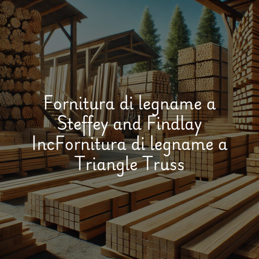 Fornitura di legname a