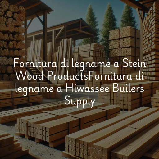 Fornitura di legname a