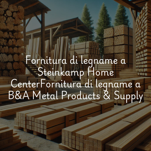 Fornitura di legname a