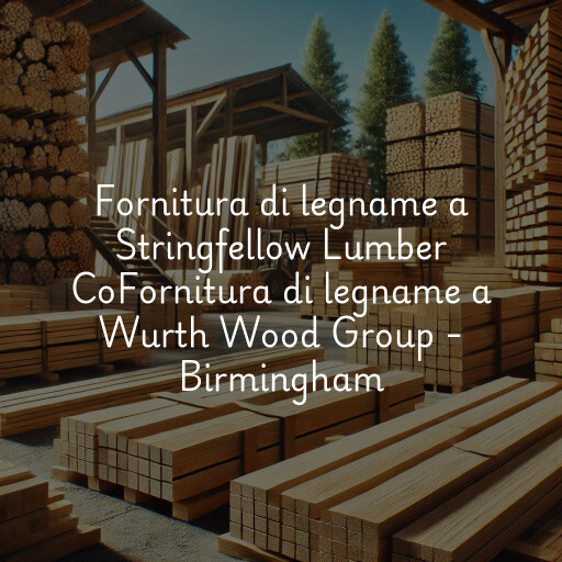 Fornitura di legname a