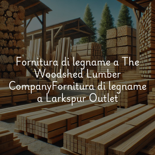 Fornitura di legname a