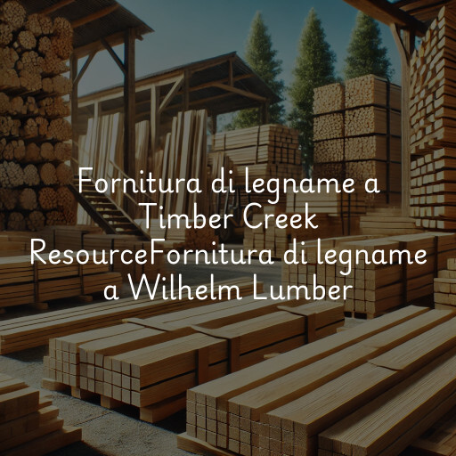 Fornitura di legname a
