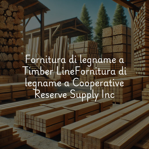 Fornitura di legname a