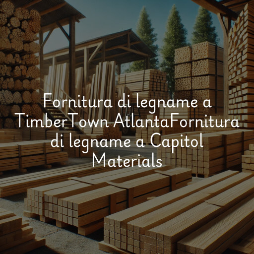 Fornitura di legname a