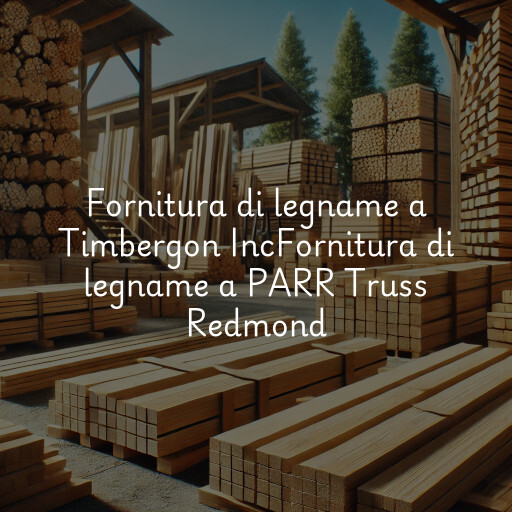 Fornitura di legname a