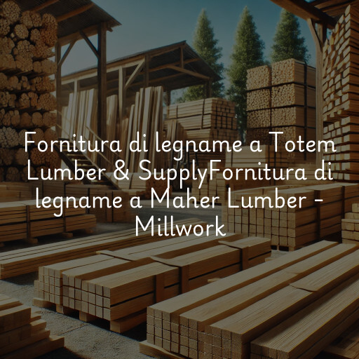 Fornitura di legname a