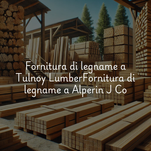 Fornitura di legname a