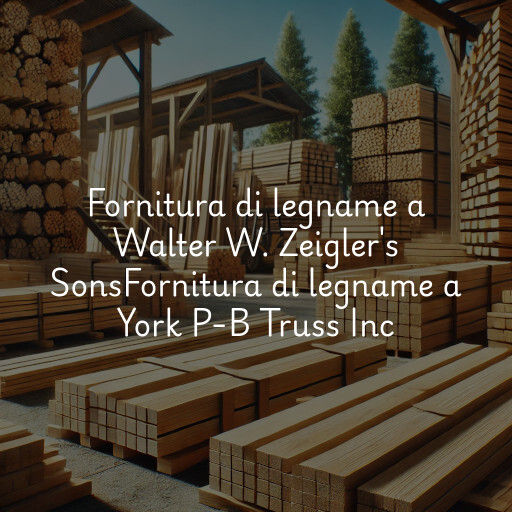 Fornitura di legname a