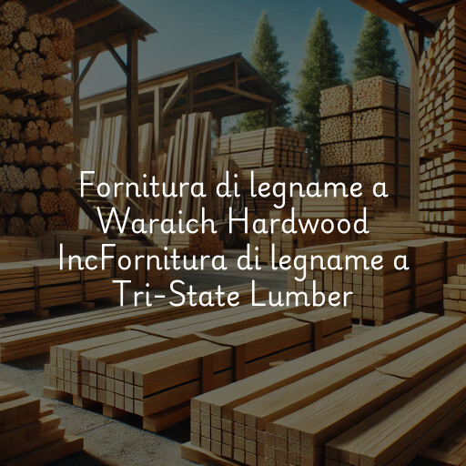 Fornitura di legname a