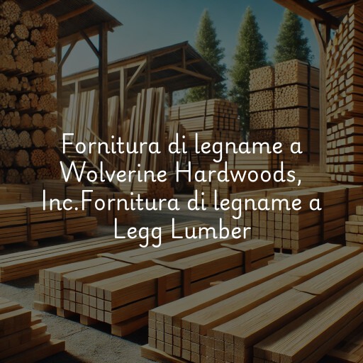 Fornitura di legname a
