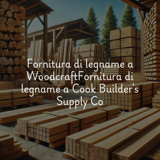 Fornitura di legname a