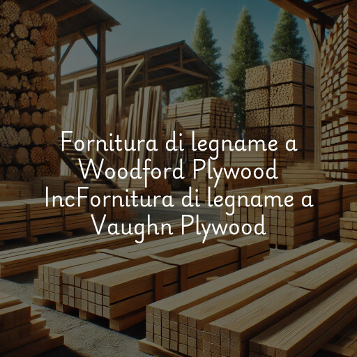 Fornitura di legname a