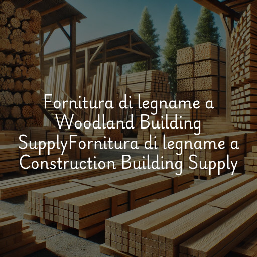 Fornitura di legname a