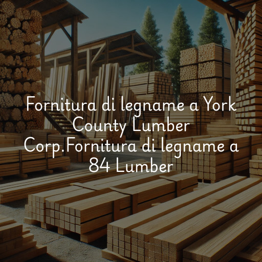 Fornitura di legname a