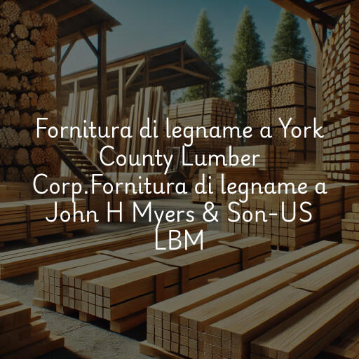 Fornitura di legname a