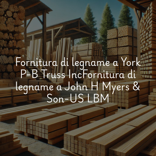 Fornitura di legname a