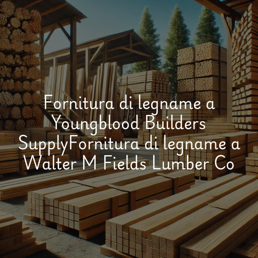 Fornitura di legname a