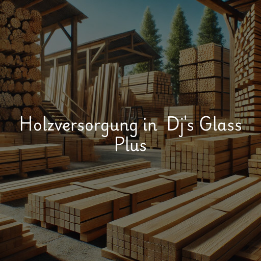 Holzversorgung in Dj's Glass Plus
