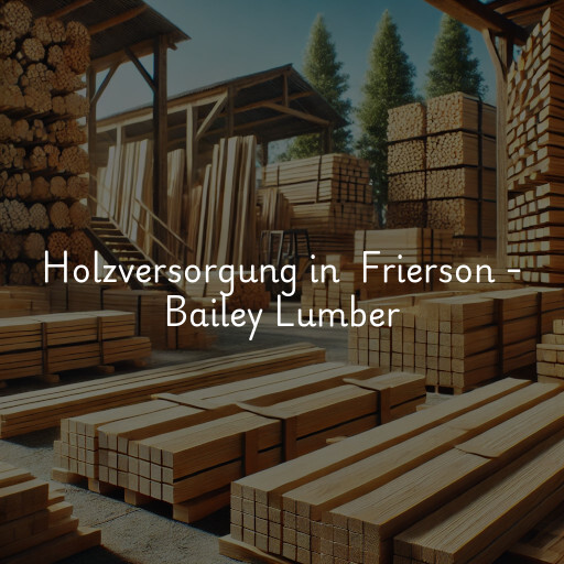Holzversorgung in Frierson - Bailey Lumber & Supply Co
