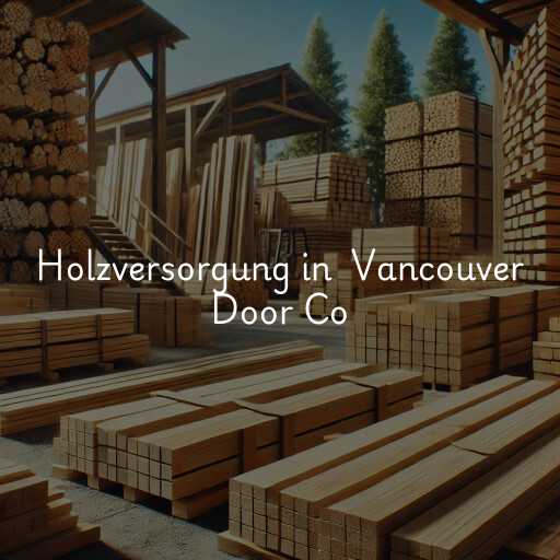 Holzversorgung in Vancouver Door Co