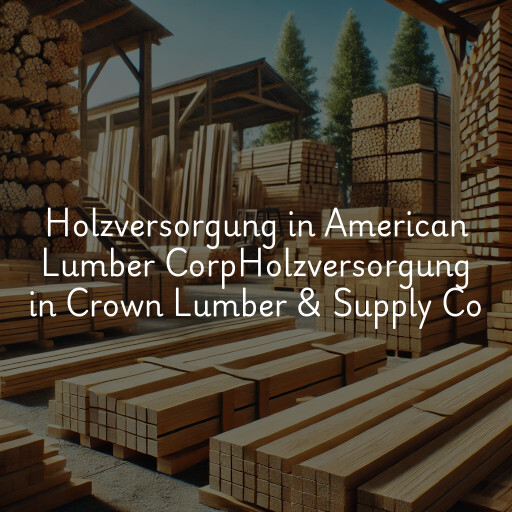 Holzversorgung in